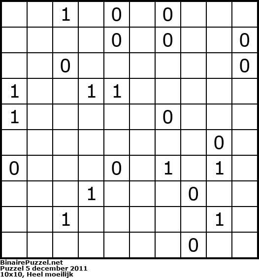 Binaire Puzzel