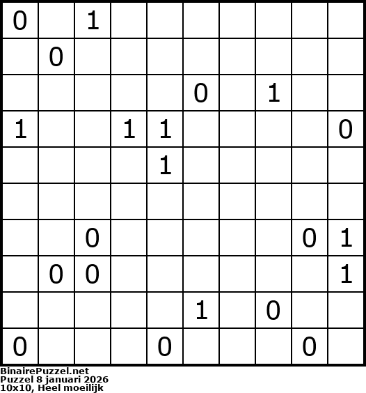 Binaire Puzzel