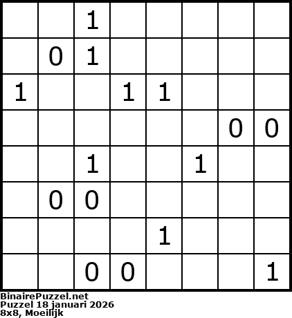 Binaire Puzzel