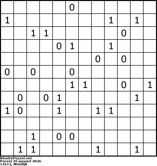 Binaire Puzzel