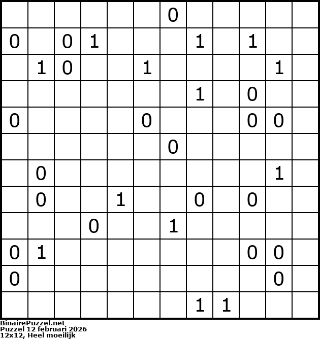 Binaire Puzzel