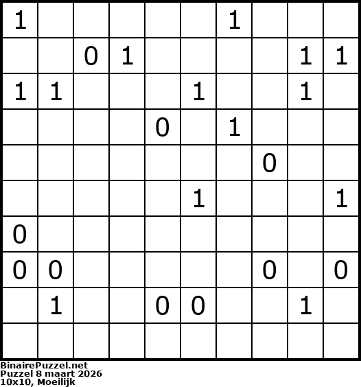 Binaire Puzzel