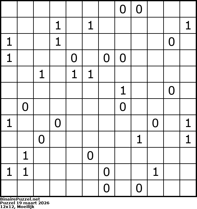 Binaire Puzzel