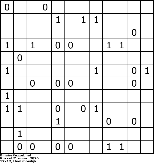Binaire Puzzel