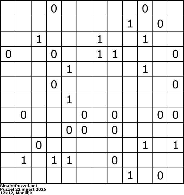 Binaire Puzzel