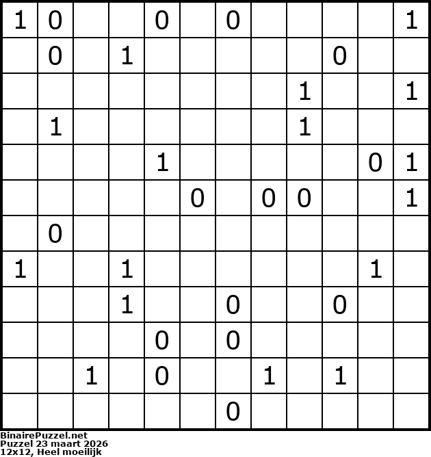 Binaire Puzzel