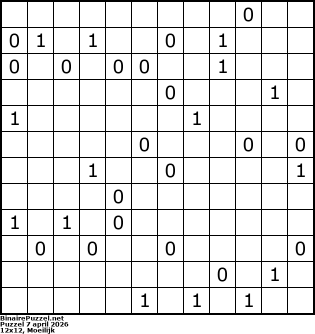 Binaire Puzzel