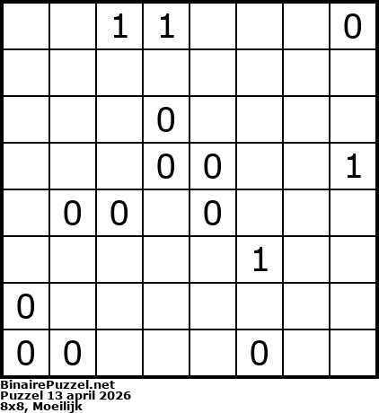 Binaire Puzzel