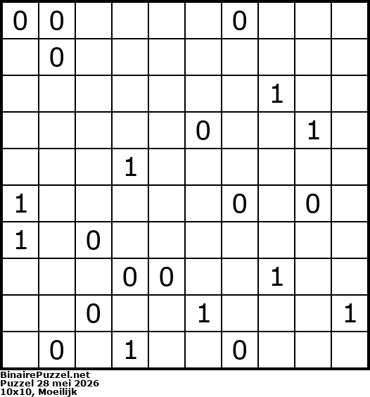 Binaire Puzzel