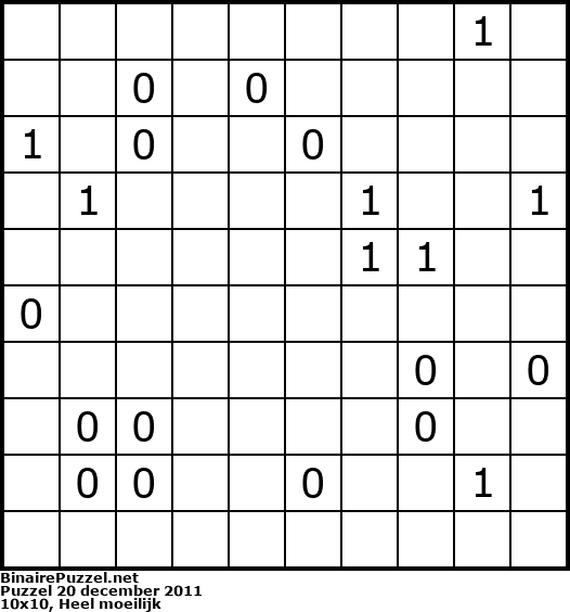 Binaire Puzzel