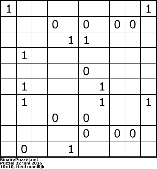Binaire Puzzel