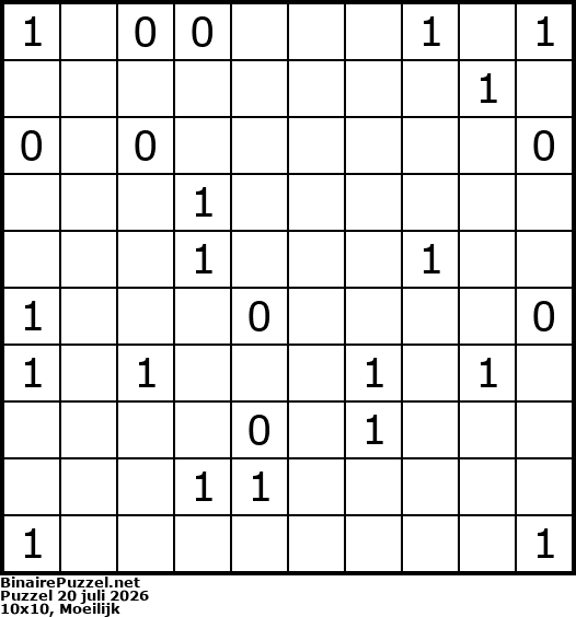 Binaire Puzzel