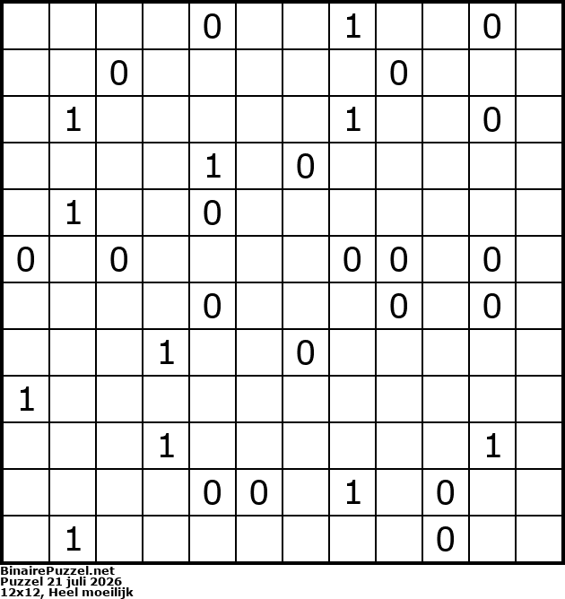 Binaire Puzzel