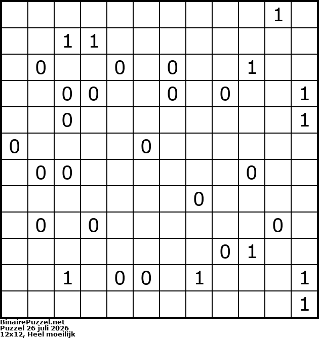 Binaire Puzzel