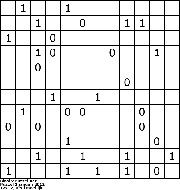 Binaire Puzzel