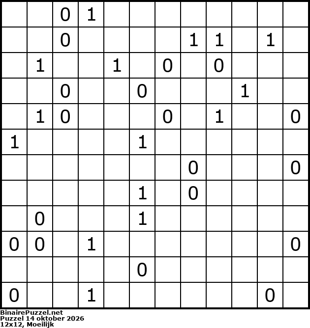 Binaire Puzzel