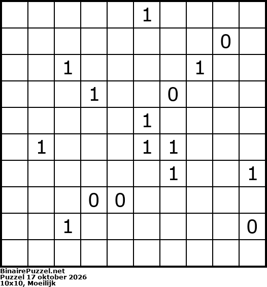 Binaire Puzzel