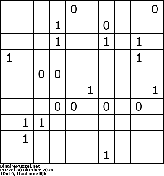 Binaire Puzzel