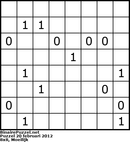 Binaire Puzzel