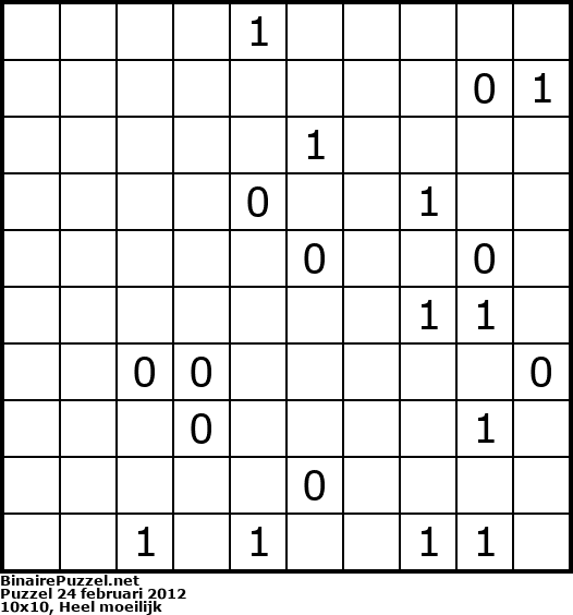 Binaire Puzzel