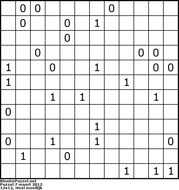 Binaire Puzzel