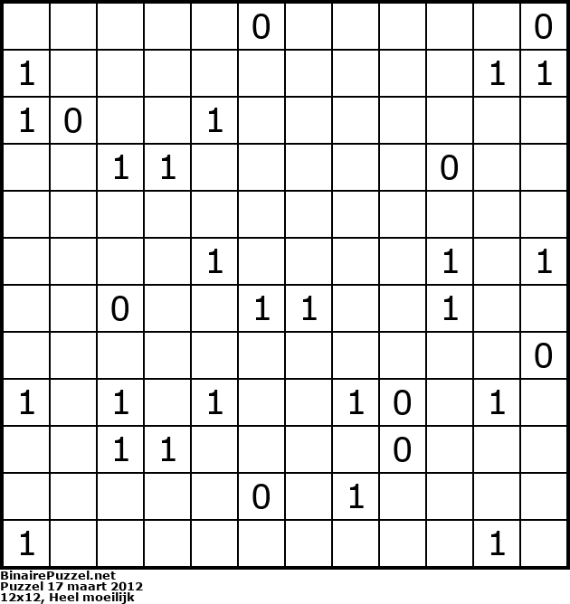 Binaire Puzzel