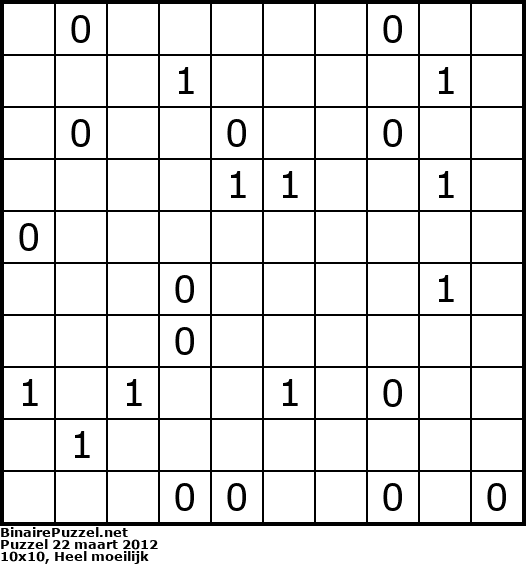 Binaire Puzzel