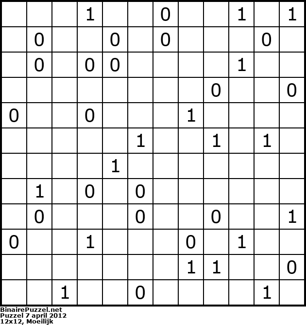 Binaire Puzzel