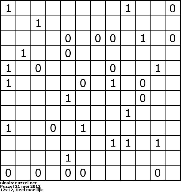 Binaire Puzzel