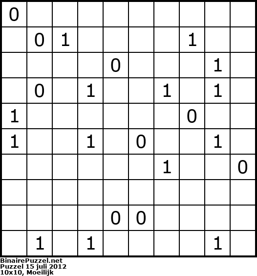 Binaire Puzzel