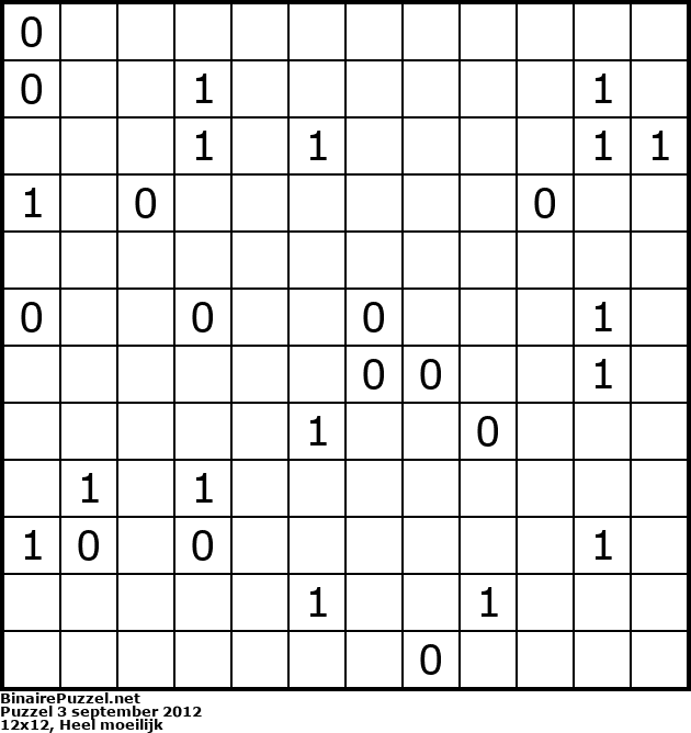 Binaire Puzzel