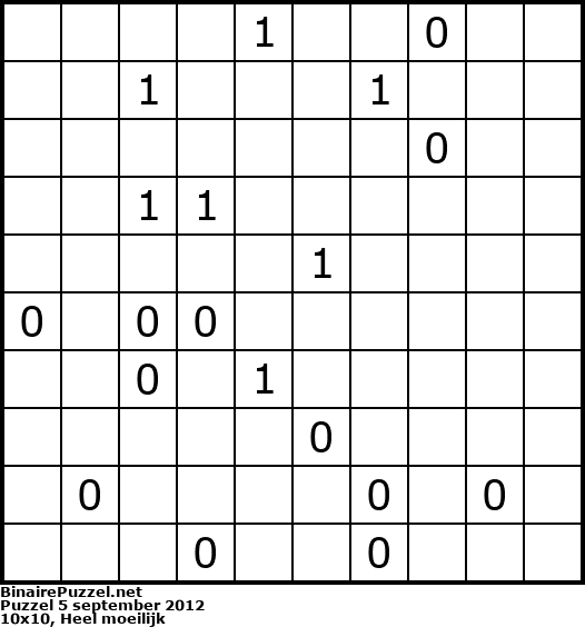 Binaire Puzzel