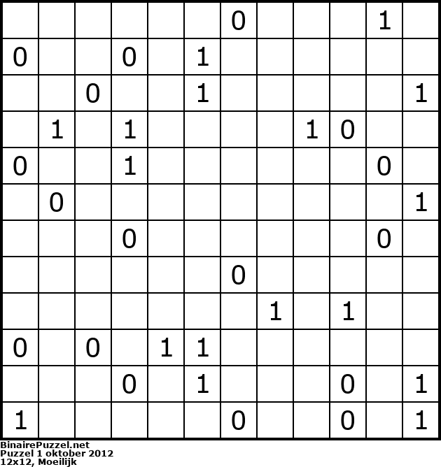 Binaire Puzzel