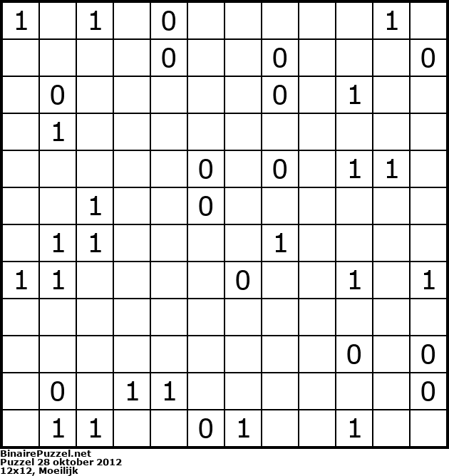 Binaire Puzzel