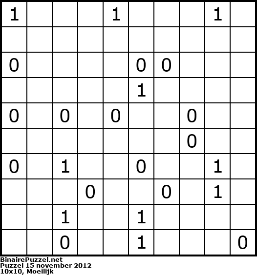 Binaire Puzzel