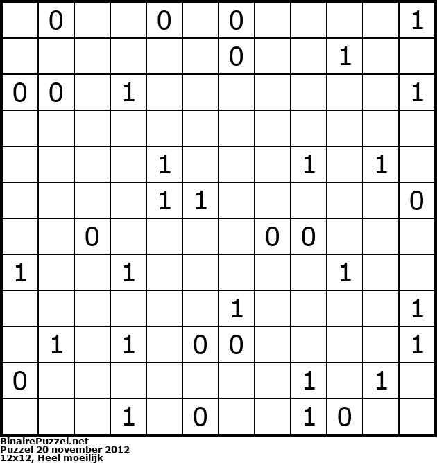 Binaire Puzzel