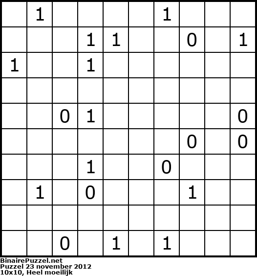 Binaire Puzzel