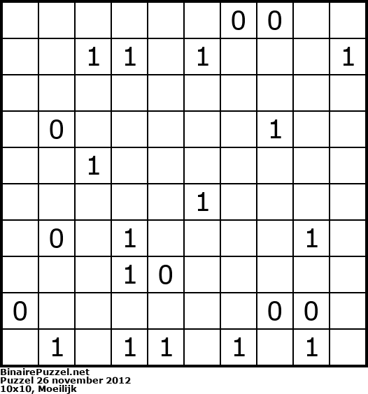 Binaire Puzzel