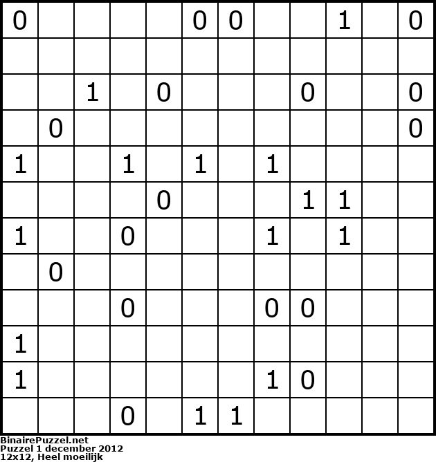 Binaire Puzzel