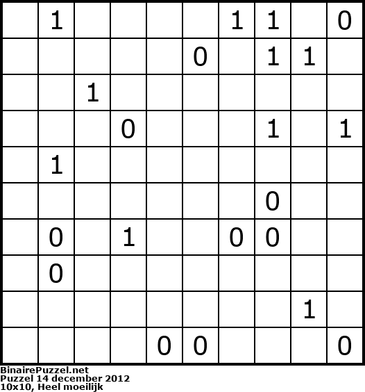 Binaire Puzzel