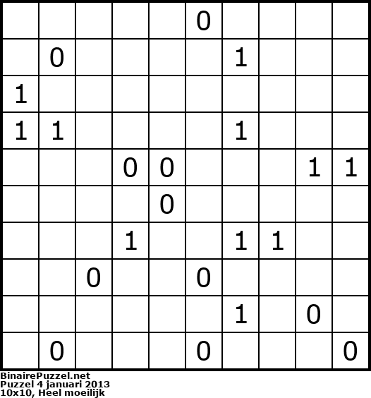 Binaire Puzzel