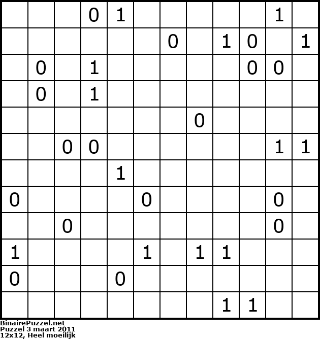 Binaire Puzzel