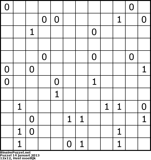 Binaire Puzzel