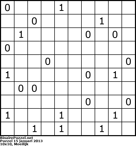 Binaire Puzzel