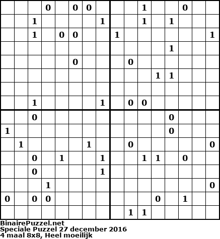 Binaire Puzzel