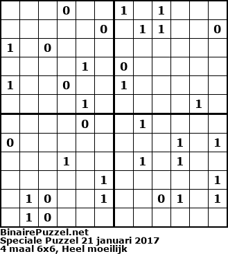 Binaire Puzzel