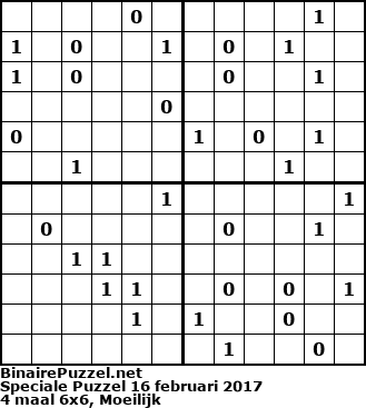 Binaire Puzzel