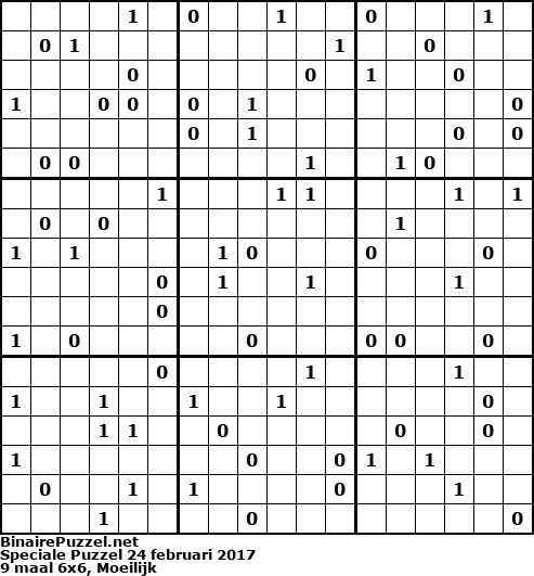 Binaire Puzzel