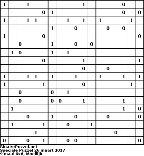 Binaire Puzzel