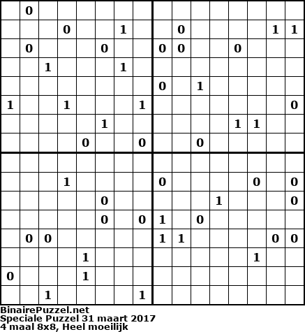 Binaire Puzzel
